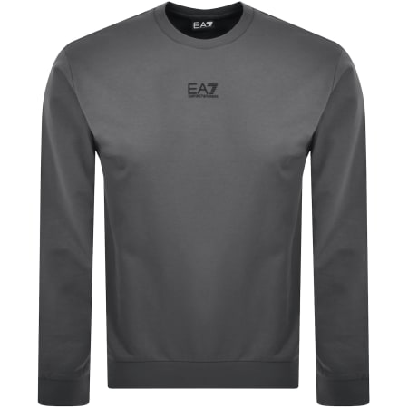 EMPORIO ARMANI Oversized virgin-wool jumper with a partial